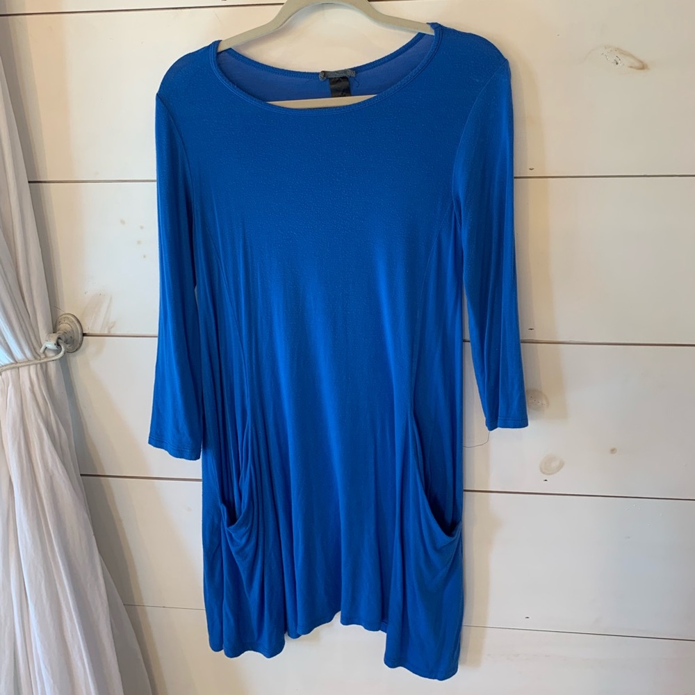 Blue Flowy Tunic